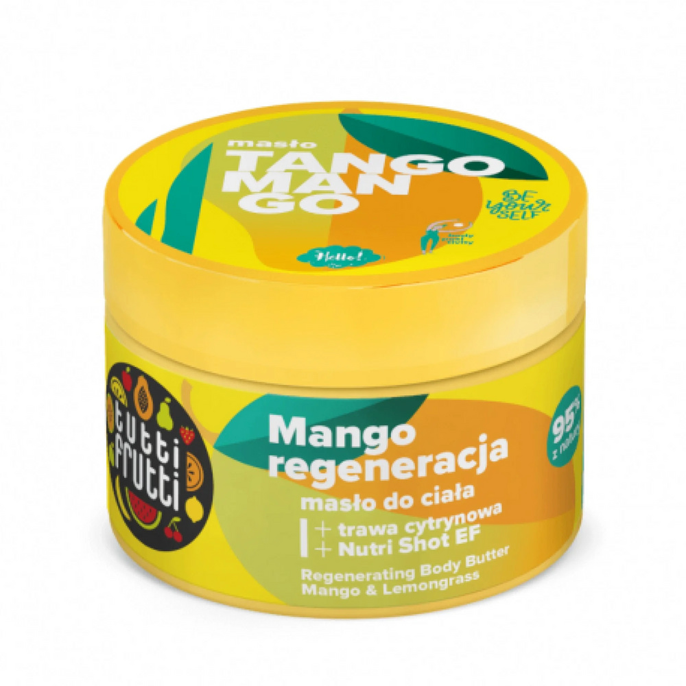 Tutti Frutti Regenerating Body Butter Mango and Lemongrass Nutri Shot E+F 200ml
