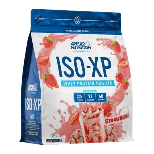 Applied Nutrition ISO-XP Izolat Białka Serwatkowego Truskawkowy Na Wsparcie Mięśni 1000g