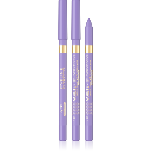 Eveline Variete Waterproof Gel Eyeliner Pencil No.07 Lavender 1 Piece 