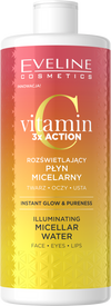 Eveline Witamina C 3x Action Rozświetlający Płyn Micelarny 500ml