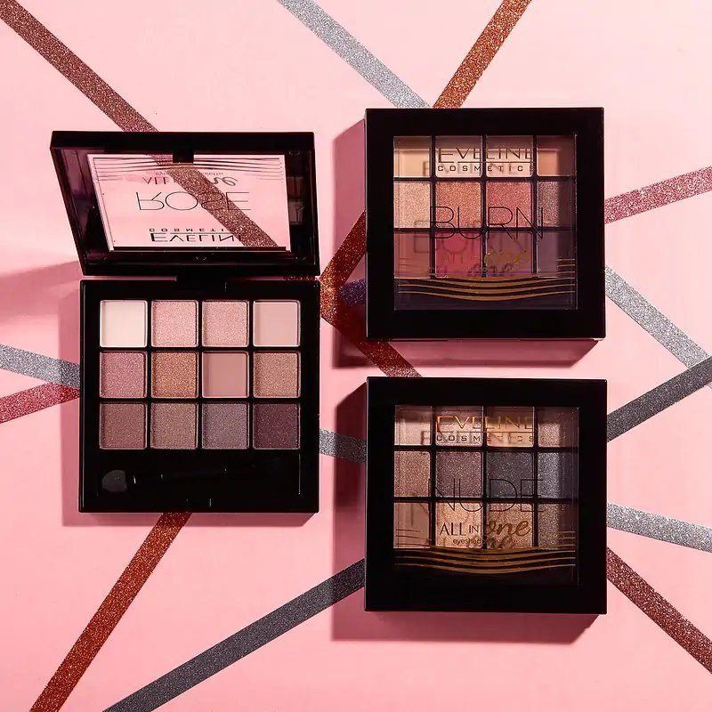 Eveline All In One Paleta 12 Cieni do Powiek Nude 12g