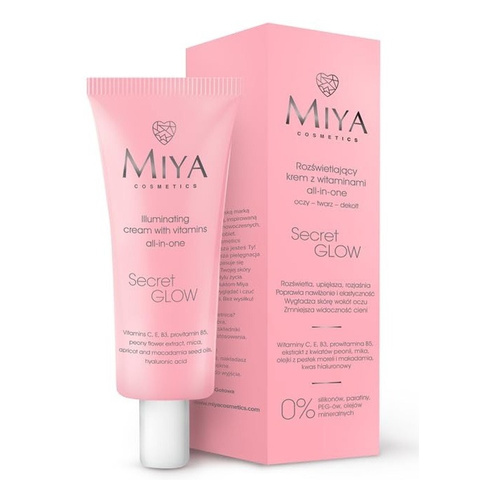 Miya SecretGLOW Rozświetlający Krem z Witaminami All-In-One dla Każdego Rodzaju Skóry 30ml