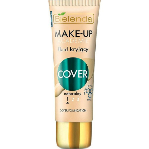 Bielenda Make-Up Academie Cover Fluid Covering No. 1 Natural for Oily and Combination Skin 30g