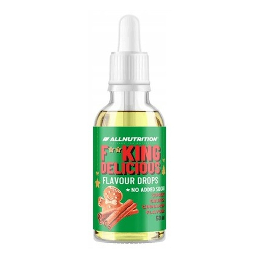 Allnutrition Fitking Delicious Flavour Drops Aromat w Kroplach Ciasteczko Cynamonowe 50ml