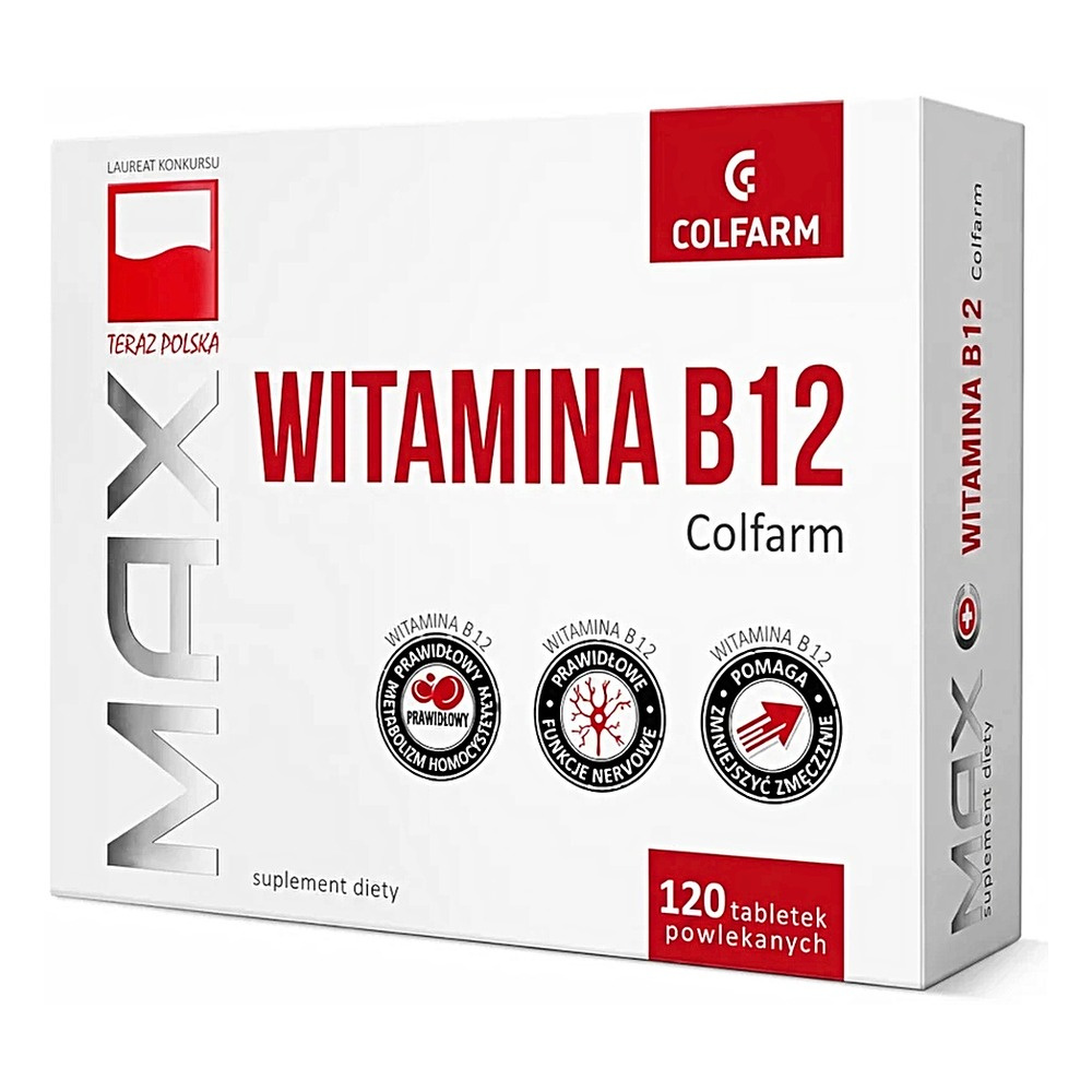 Colfarm Witamina B12 10µg 120 Tabletek