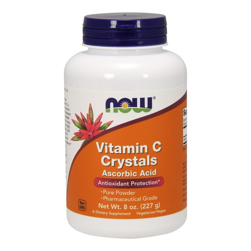 Now Foods Vitamin C Crystals Ascorbic Acid Powder Supports Immune System and Bone and Joint Health 227g