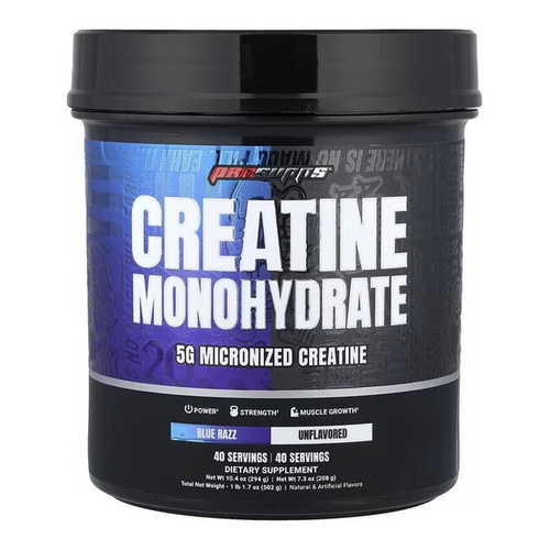 ProSupps Creatine Monohydrate Dual Tube Powder Blue Razz & Unflavored 502g