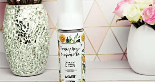 Anwen Pomarańcza & Bergamotka Szampon w Piance do Normalnej i Przetłuszczającej Się Skóry Głowy 170ml