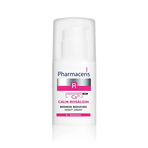 Pharmaceris R Calm Rosalgin Krem Redukujący Zaczerwienienia na Noc z Kojącym Kompleksem Ca2+ 30ml
