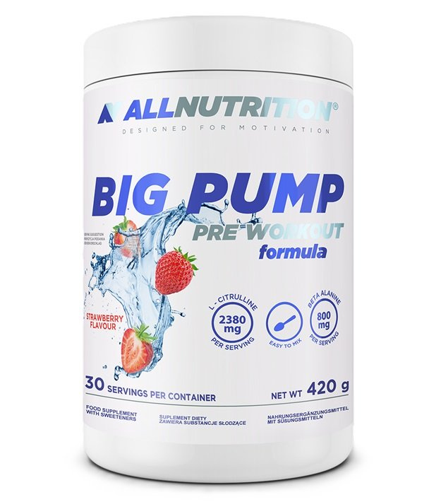 Allnutrition Big Pump Pre-Workout Formula Strawberry 420g