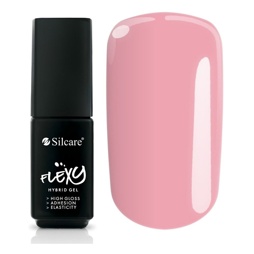 Silcare Flexy UV/LED Hybrid Nail Polish 68 Rosy Macaron 4.5g