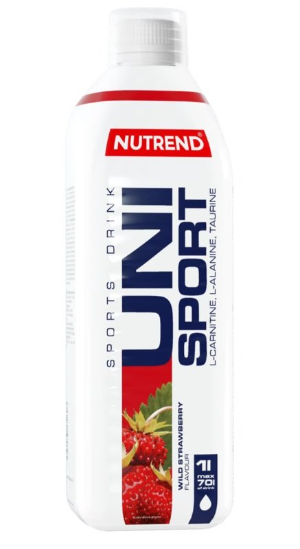 Nutrend Unisport Hypotonic Sports Drink Concentrate Wild Strawberry For Hydration 1000ml
