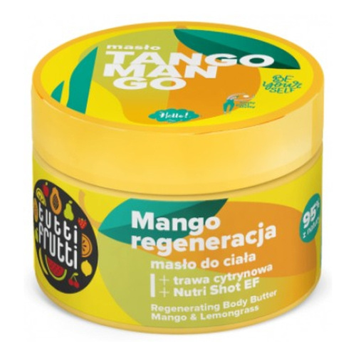 Tutti Frutti Regenerujące Masło do Ciała Mango i Trawa Cytrynowa Nutri Shot E+F 200ml