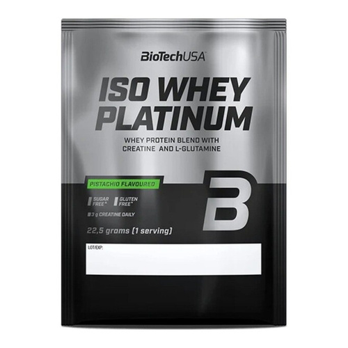 BioTechUSA Iso Whey Platinum Whey Protein Blend Pistachio 22.5g