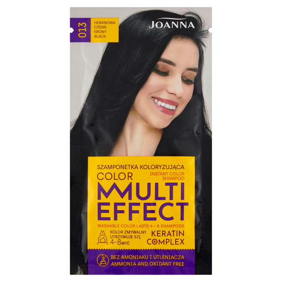 JOANNA MULTI COLOR Temporary hair DYE / 013 / coloring Ebony black 1 pc