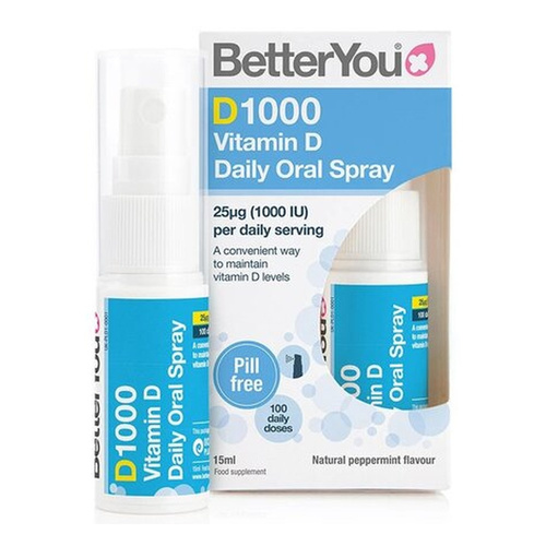 BetterYou D1000 Daily Vitamin D Oral Spray 15ml