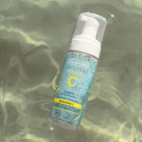 Bielenda C Marine Care Pianka do Mycia Twarzy Głęboko Oczyszczająca z Witaminą C 150ml