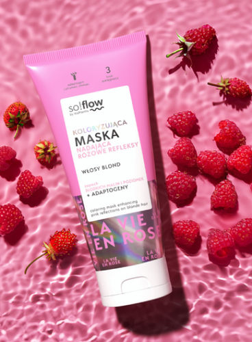 So!Flow Coloring Mask Giving Pink Reflections for Blonde Hair 200ml Best Before 15.10.26