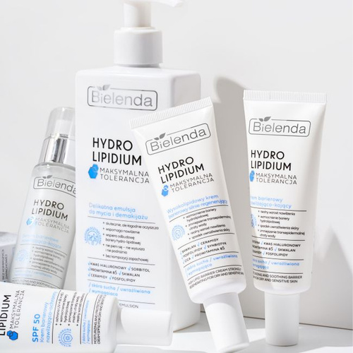 Bielenda Hydro Lipidium Maksymalna Tolerancja Delikatna Emulsja do Mycia i Demakijażu 300ml
