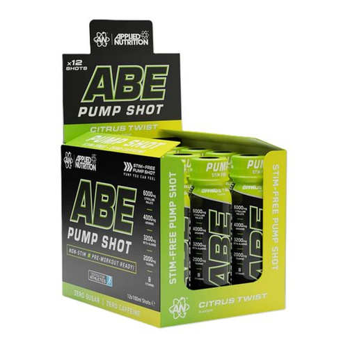 Applied Nutrition ABE Pump Shot, Cytrusowy twist 12 x 100ml