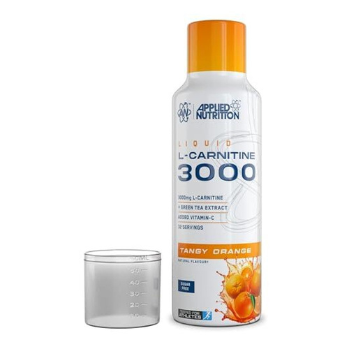 Applied Nutrition L-Carnitine Liquid 3000 L-Karnityna w Płynie Intensywna Pomarańcza 480ml
