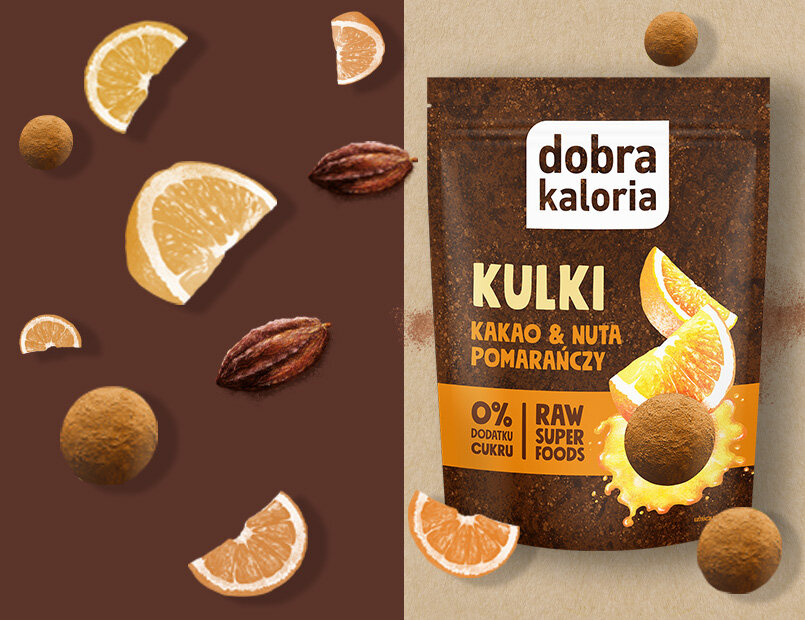 Good Calorie Power Balls Cocoa and Orange Note 65g