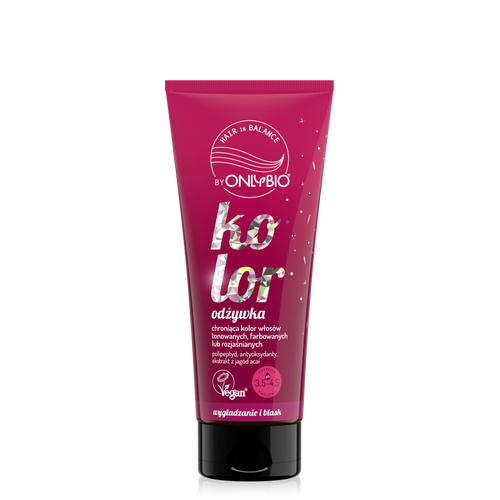 OnlyBio Hair in Balance Kolor Odżywka Wygładzająco-Ochroniająca Kolor 200ml