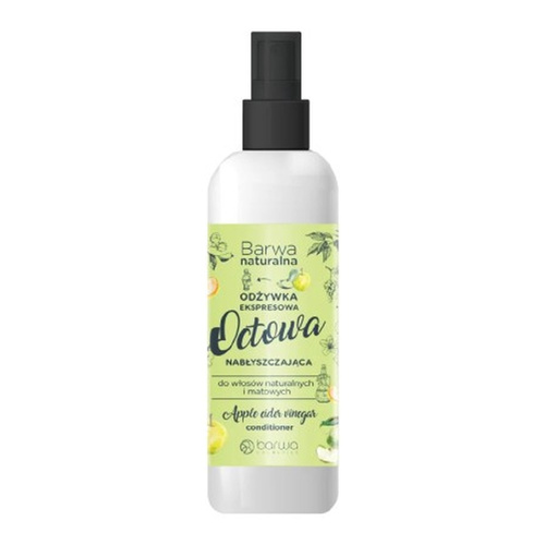 Barwa Naturalna Odżywka Octowa Ekspresowa w Sprayu dla Włosów Suchych i Matowych 200ml 