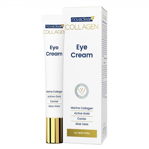 NovaClear Collagen Wygładzający Krem pod Oczy dla Skóry Pozbawionej Jędrności i Blasku 15ml