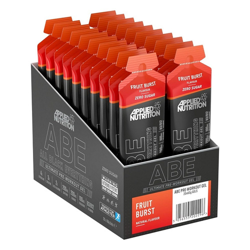 Applied Nutrition ABE All Black Everything Żel przedtreningowy, Owocowy miks 20 x 60g