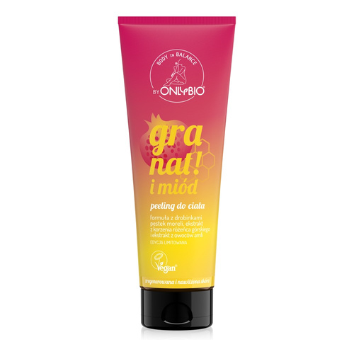 OnlyBio Body in Balance Limited Edition Body Scrub Granat i miód 200ml