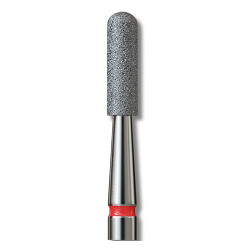 IQ Nails Rounded Cylinder Fine Diamond Nail Drill Bit 2.3mm Use in Manicure and Pedicure 141.514.023 1 Sztuka