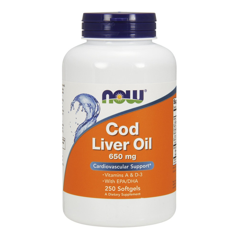 Cod Liver Oil, 650mg - 250 softgels