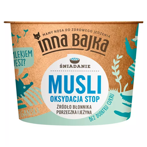 Inna Bajka Stop Oxidation Muesli with Currants and Blackberries Dietary Fiber Source 60g
