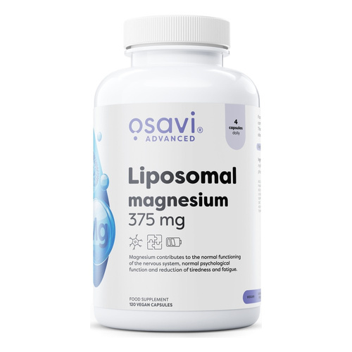 Osavi Liposomal Magnesium 375mg 120 kapsułek wegańskich