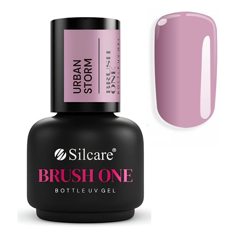 Silcare Brush One Bottle Gel Builder Nail Gel Urban Storm 15g