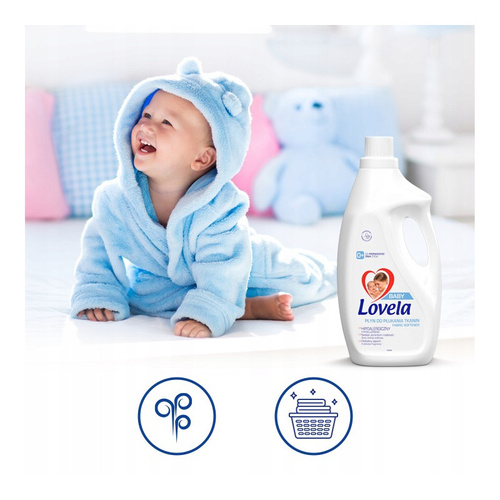 Lovela Baby Hipoalergiczny Płyn do Płukania Tkanin 2L