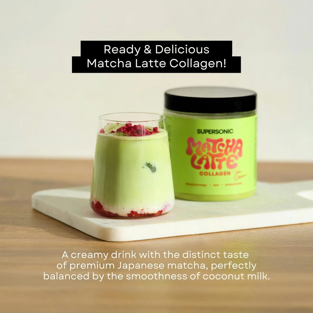 Supersonic Matcha Latte Collagen 280g