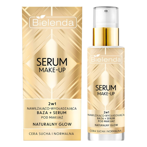 Bielenda Serum Make-Up 2in1 Moisturizing and Smoothing Base + Make-up Serum for Dry and Normal Skin 30ml