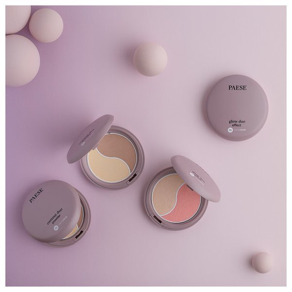 Paese Nanorevit Glow Duo Effect Illuminating Powder and Blush 4.5g