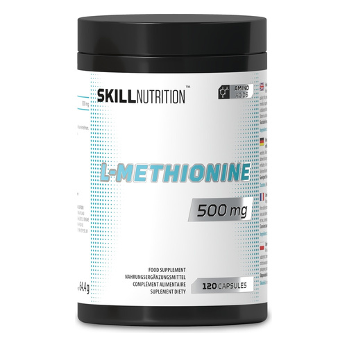 Skill Nutrition L-Methionine 500mg 120 Vegan Capsules