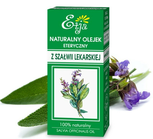 ETJA Olejek eteryczny naturalny - z Szałwii Lekarskiej 10ml
