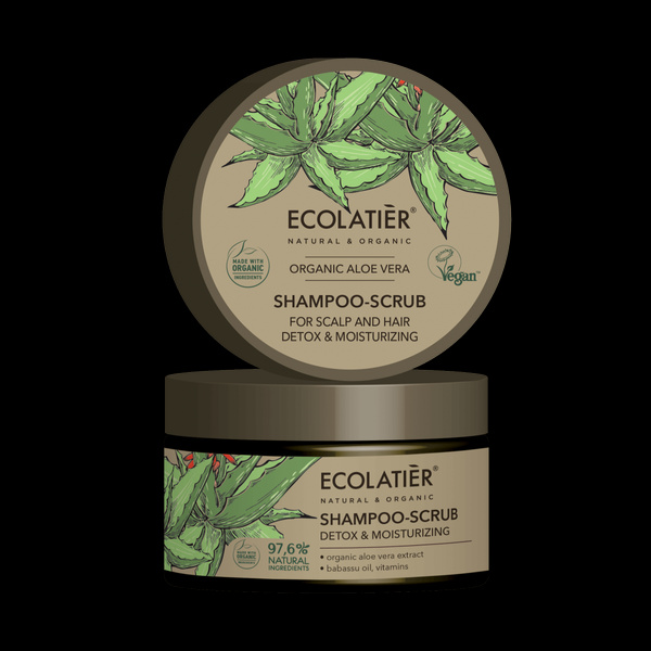 ECOLATIER Aloe vera peeling shampoo, 300ml