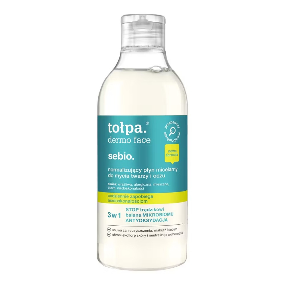 Tołpa Dermo Face SEBIO MICELLAR FACE AND EYE WASH 400ml