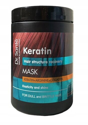 Dr. Sante Keratin Hair Mask for Dull and Brittle Hair 1000ml