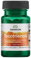 Swanson Tocotrienols 50mg Helps Lower Bad Cholesterol in the Blood 60 Capsules