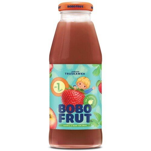 Bobo Frut Fruit Nectar Apple Strawberry for Babies after 12 Months of Life 300ml