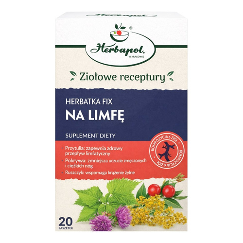 Herbatka na Limfę fix 20x2g HERBAPOL KRAKÓW