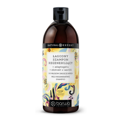 Barwa Natural Expert Gentle Regenerating Shampoo for Damaged Hair 480ml