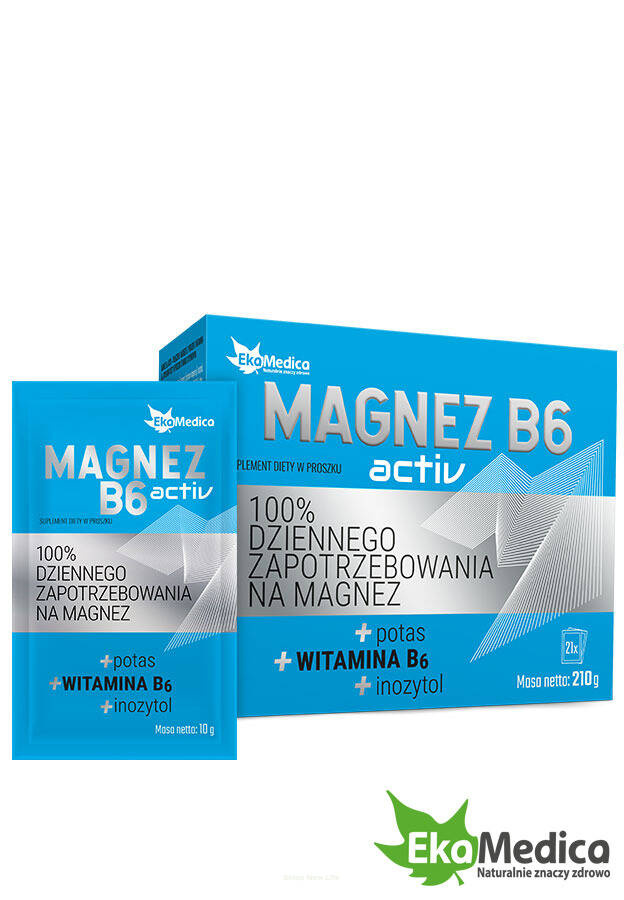 EkaMedica Magnesium B6 Activ 21x10g Sachets